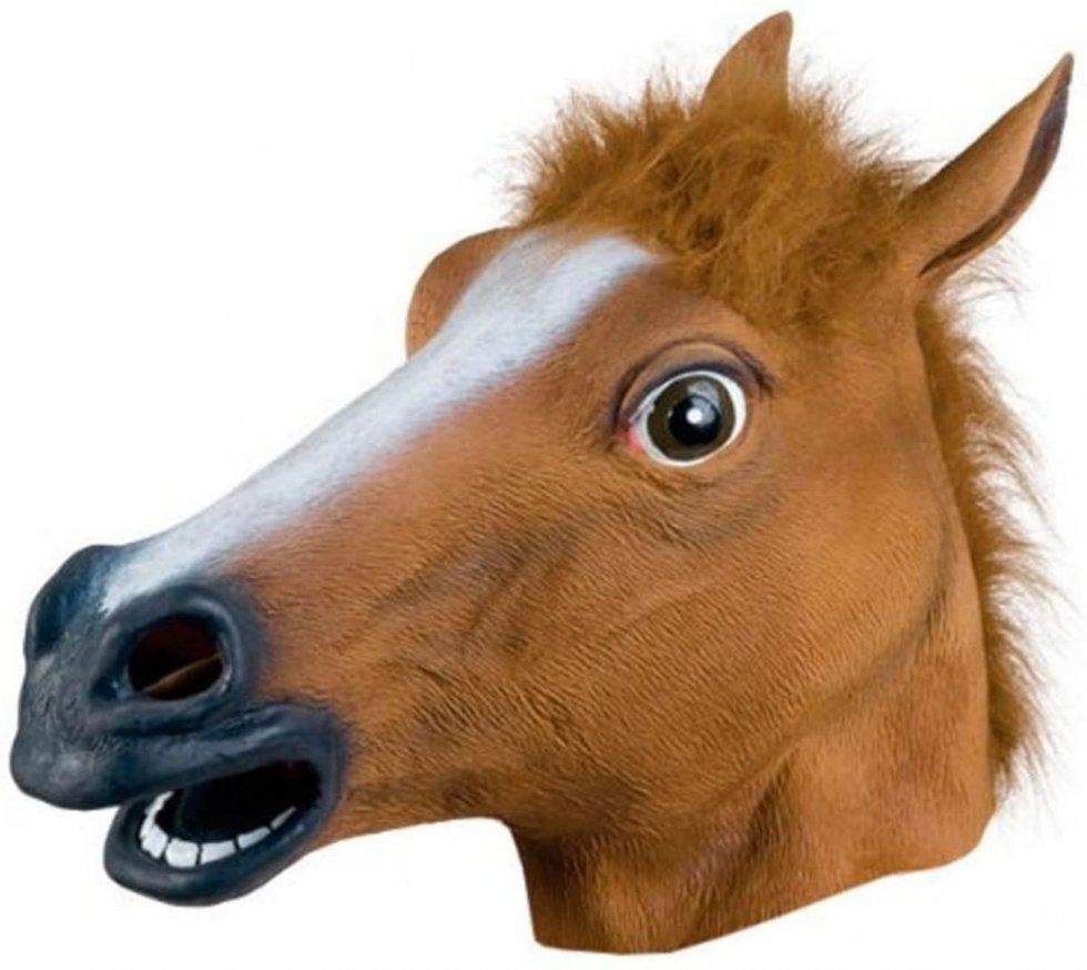 Halloween horse head mask