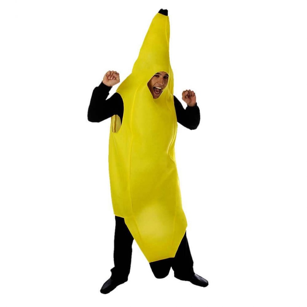 costume banana  carnival mask