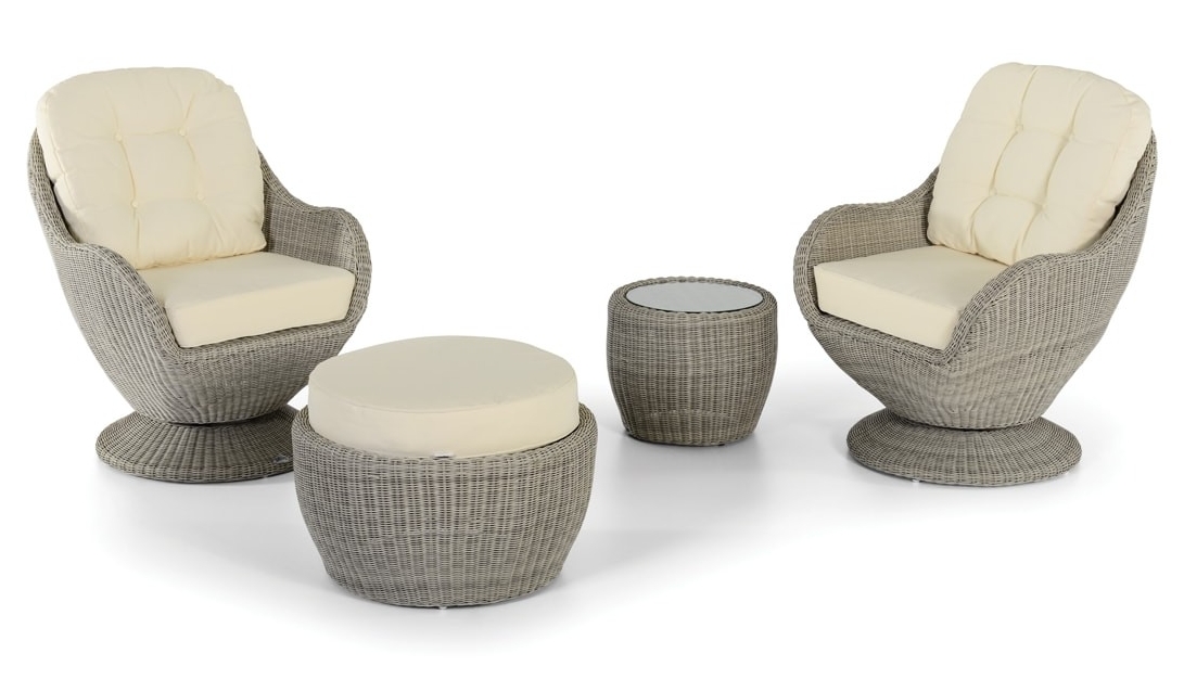 rattan armchair garden outdoor modern luxurious elegant