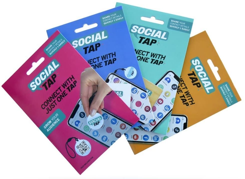 social tap electronic business cards