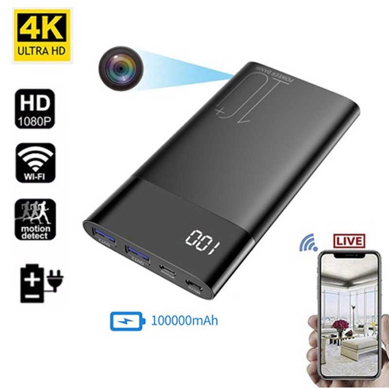 spy camera in power bank - power bank spy cameras