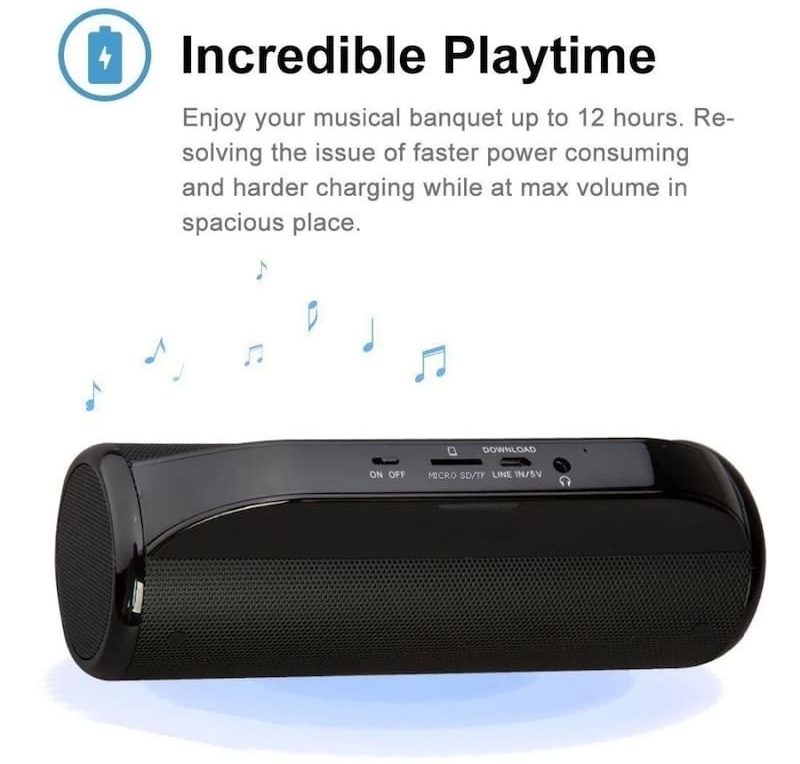 portable wireless bluetooth speaker for mobile smartphone