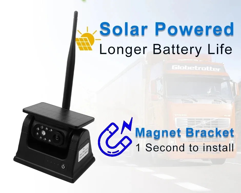 magnetic camera solar reversing parking for car van trailer