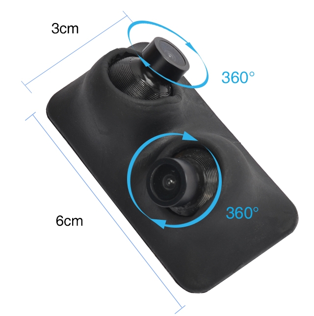 dual reversing camera car for parking