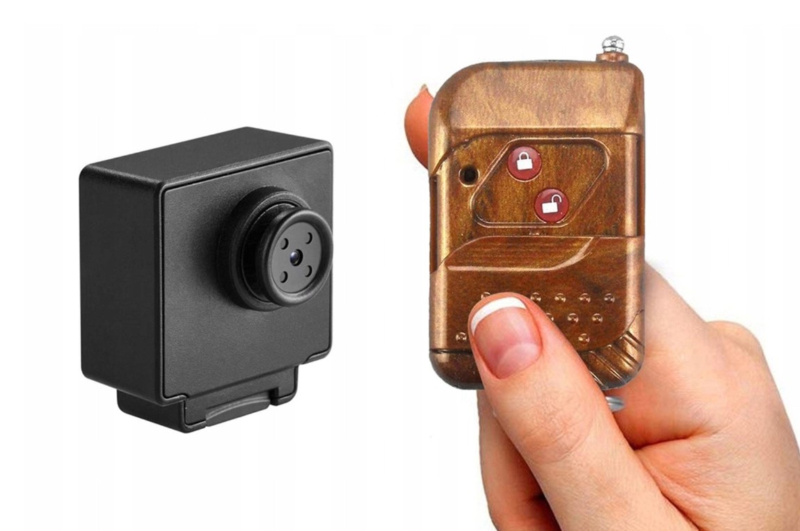 button full HD camera with remote control