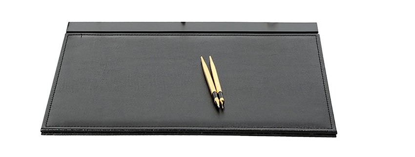 luxury leather document pad