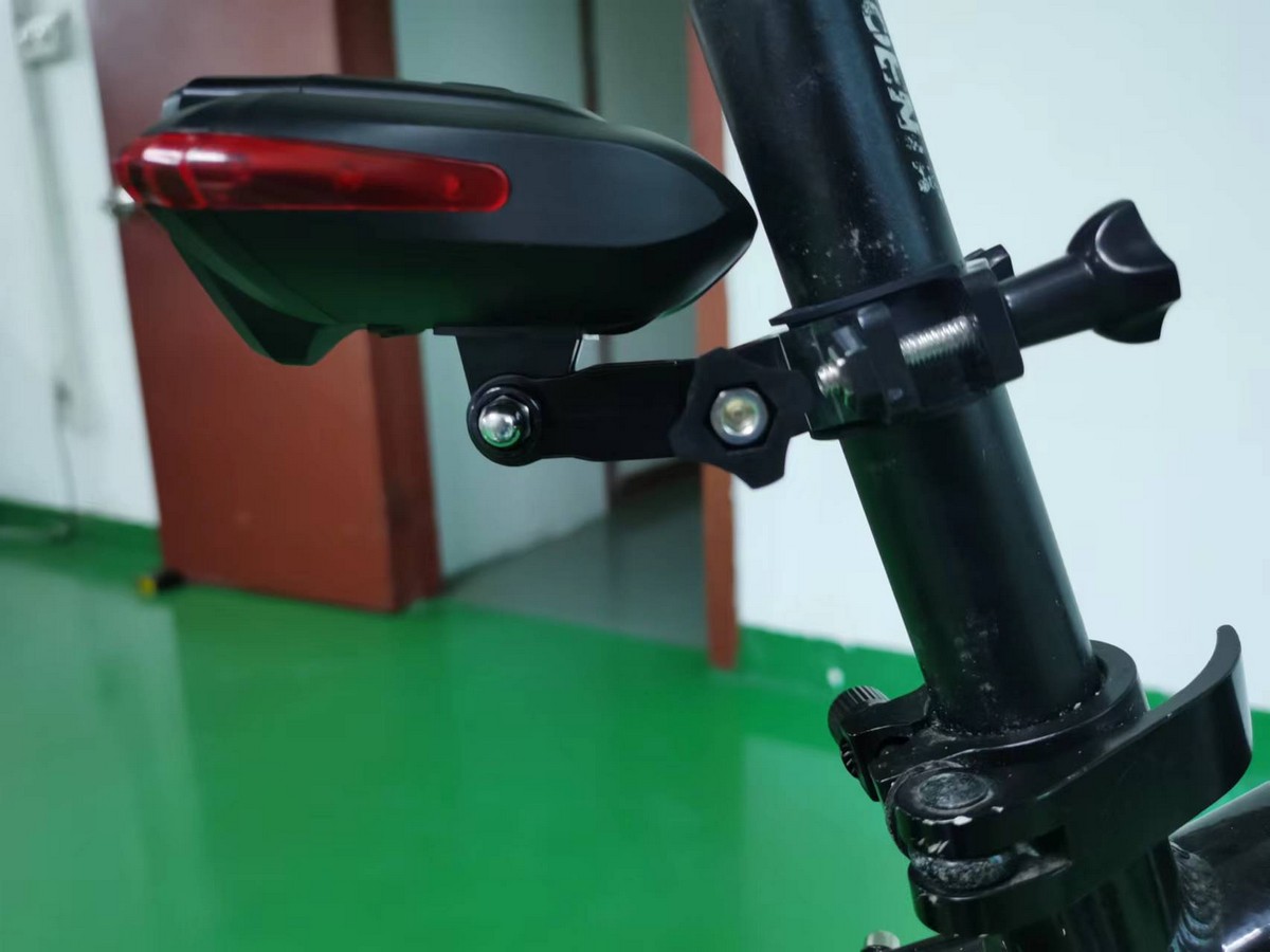 zadná kamera bezpečnostná kamera na bicykel