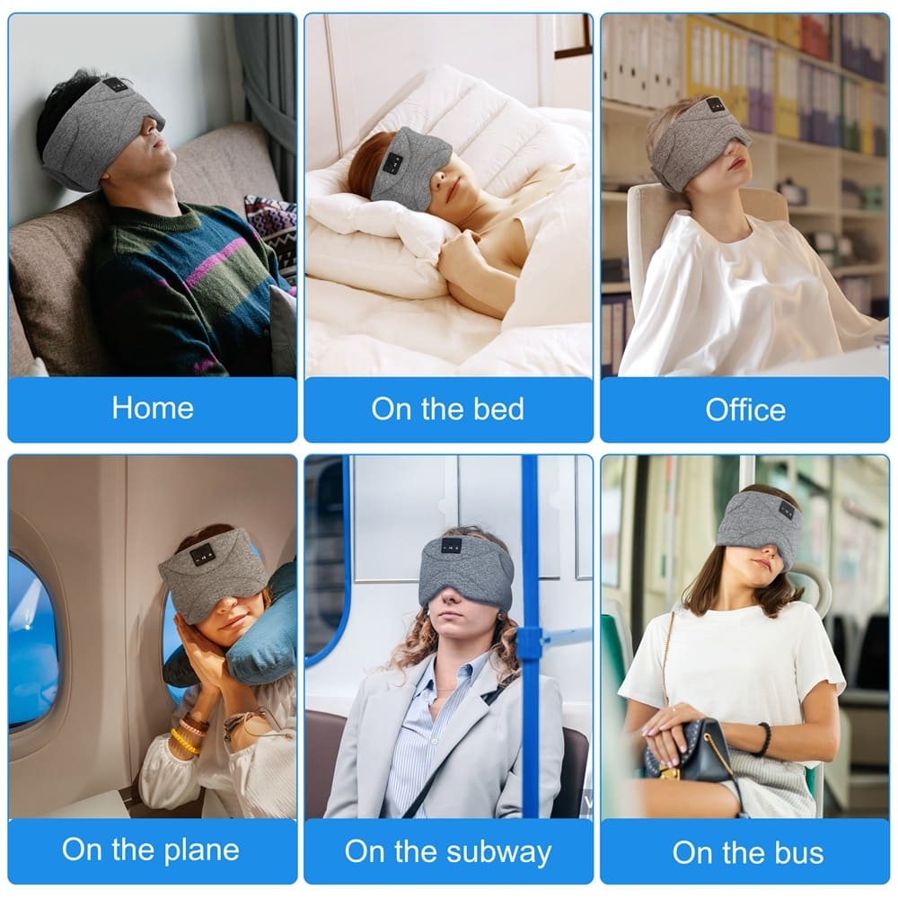 sleeping mask with speakers for mobile smartphone sleep masks