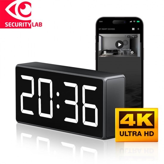 alarm clocks with a full hd spy camera hidden