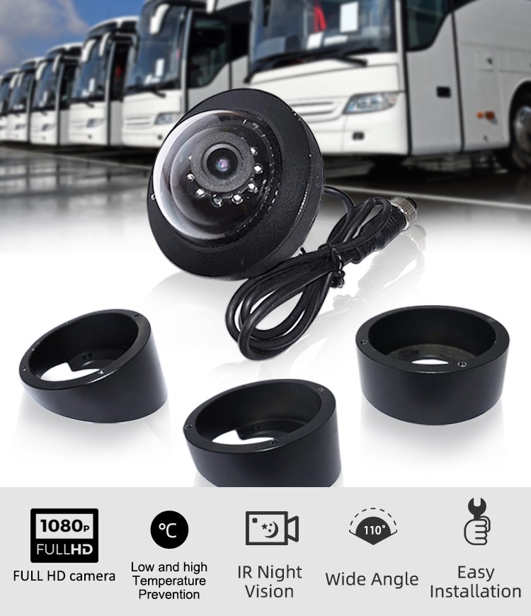 Bus DOME FULL HD camera tram trolleybus cameras trams vans buses