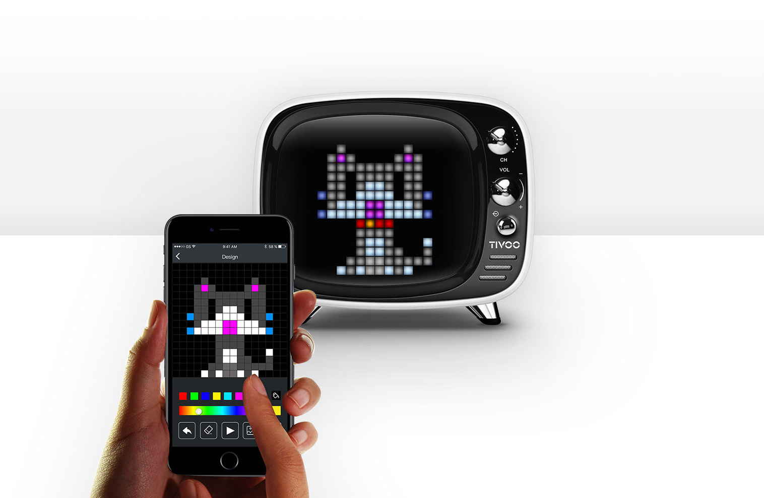 tivoo pixel art creation