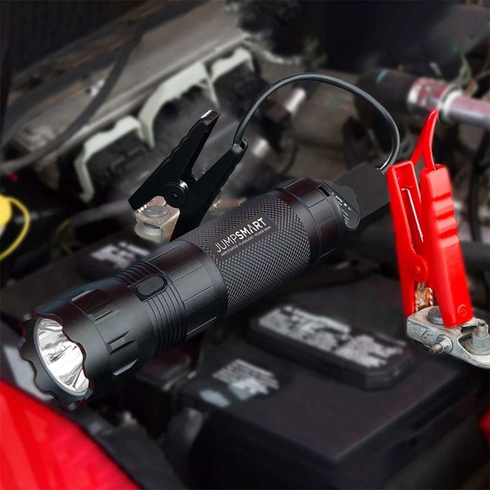 flashlight car starter and led battery