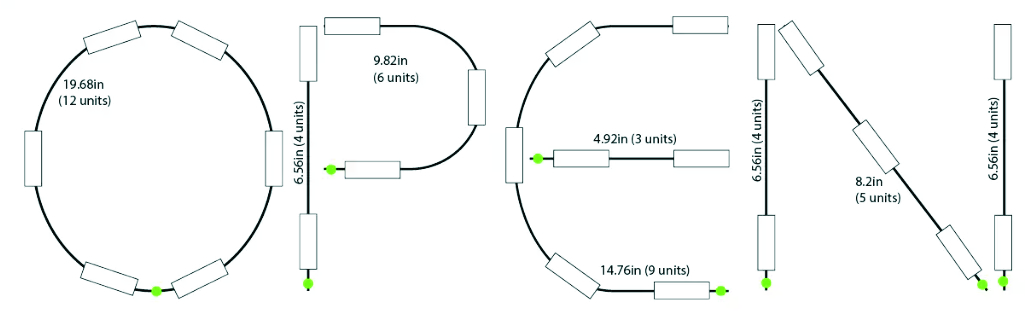 assembly of led strips