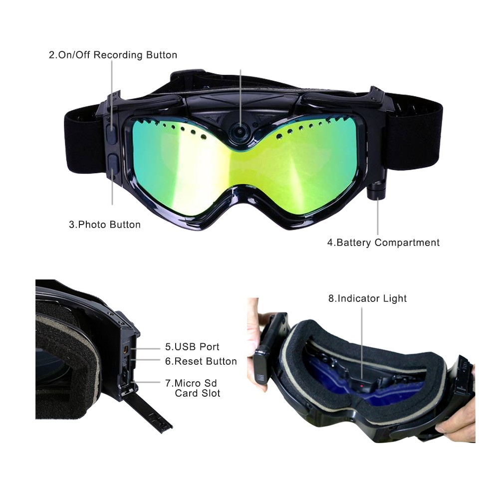 ski goggles camera wifi