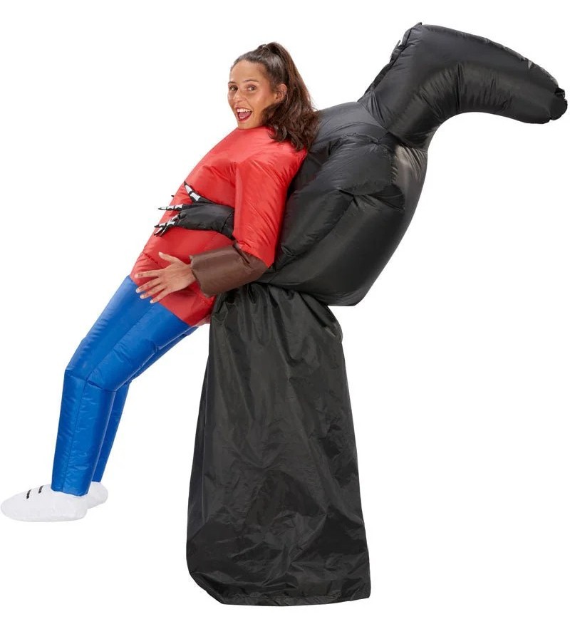 inflatable costume death woman halloween carnival suit