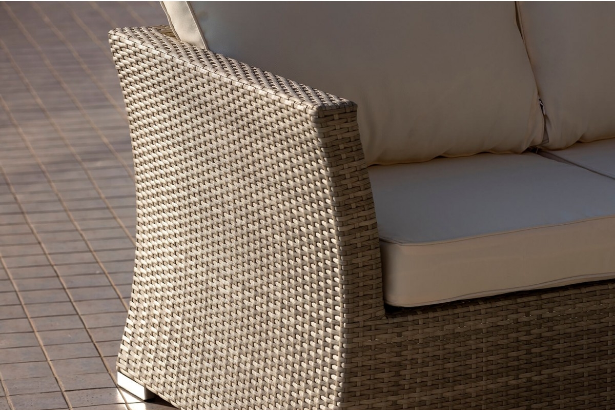 armchairs  sofa rattan on the terrace