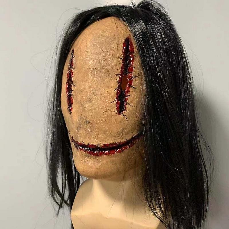 horror woman mask silicone latex to face and head