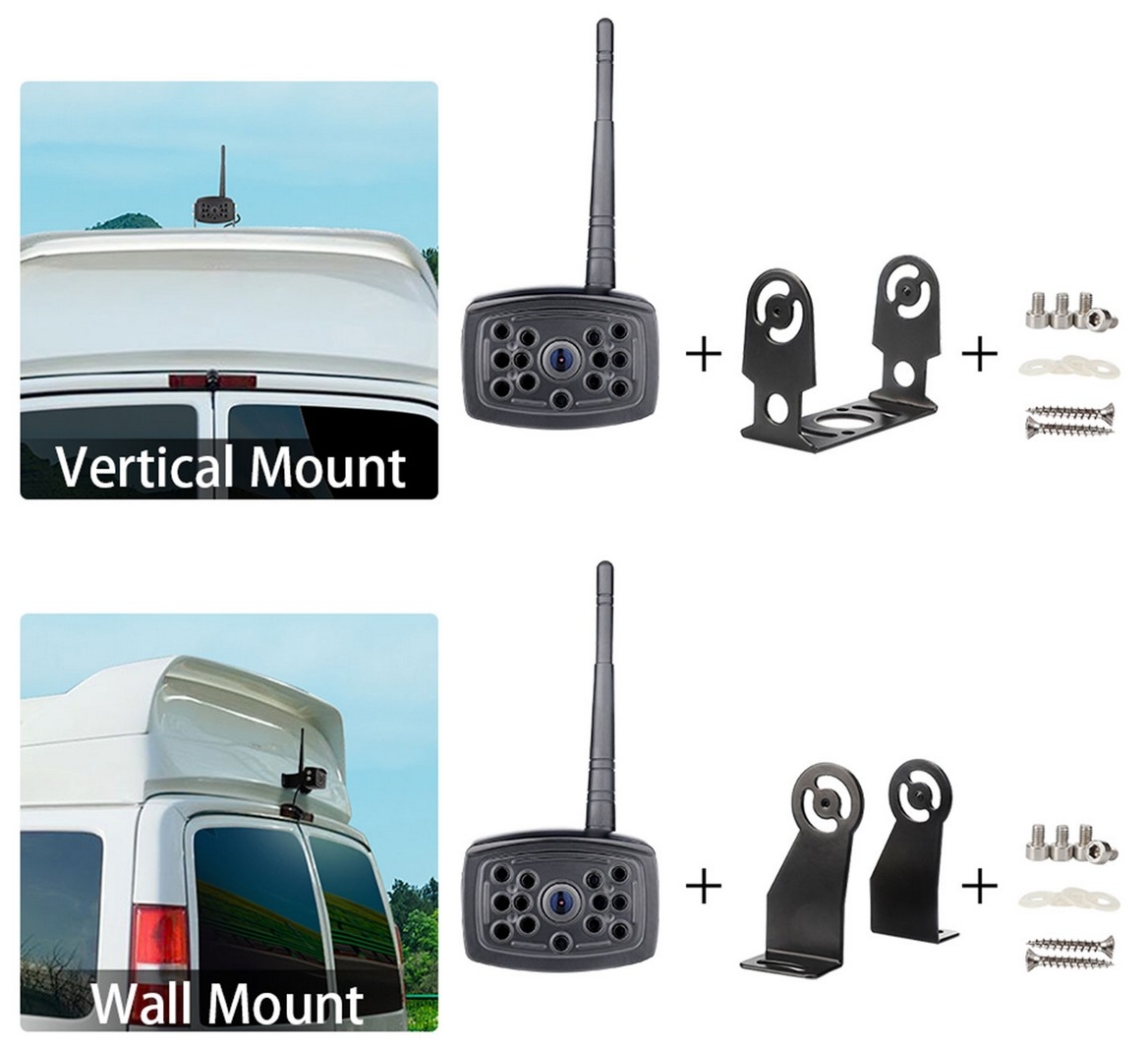 reversing wireless camera via mobile app