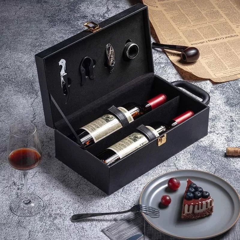 luxury wine box gift baskets set