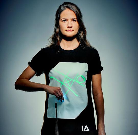 interactive laser t-shirt