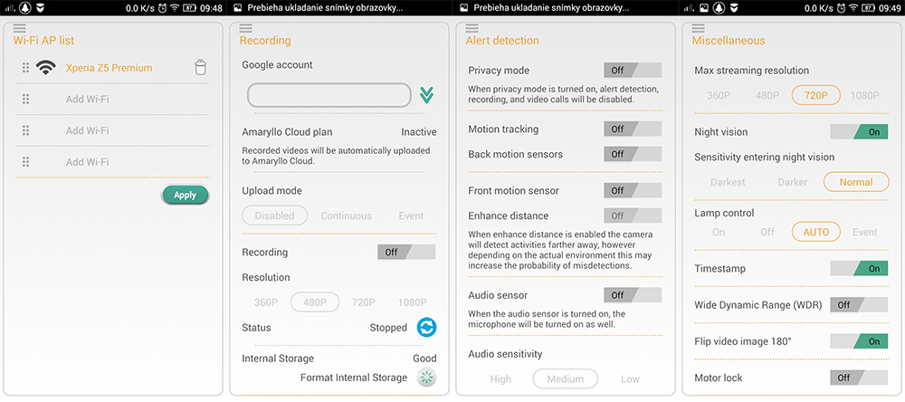 R 3 represents application settings