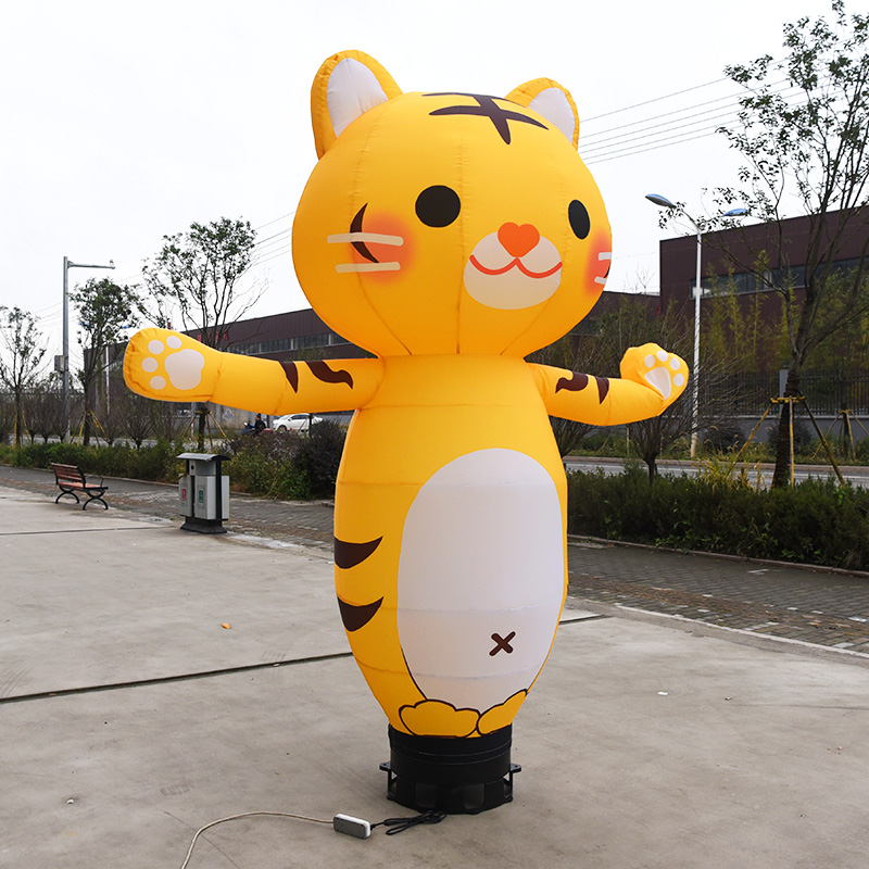 cat kitten dancing inflatable figurine air dancer dancing sky baloon figure