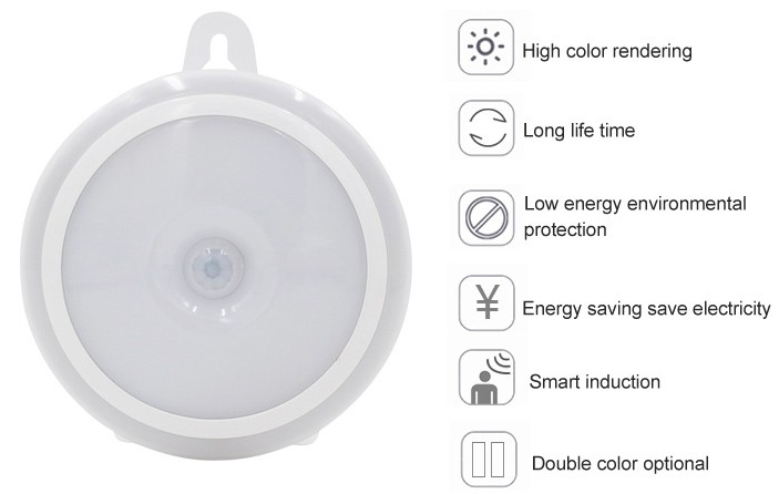 led light with motion detection