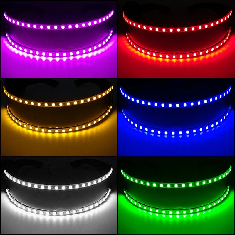 colored led party glasses 