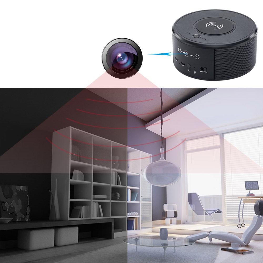 Bluetooth speaker with camera