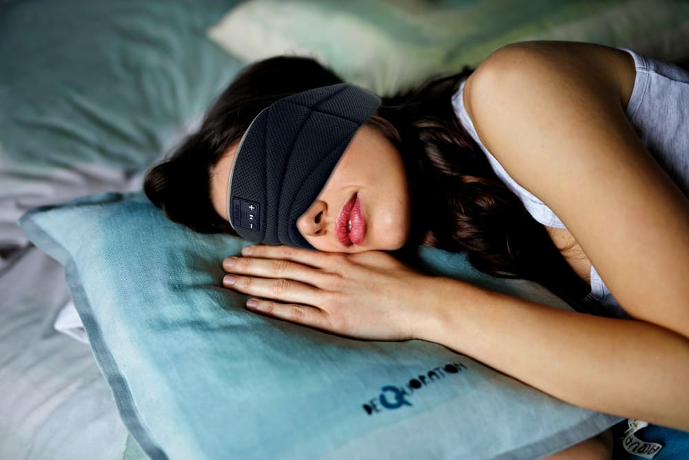 sleeping mask bluetooth - wireless eye mask against noise