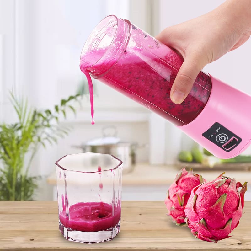 Smoothie travel blender pink for women