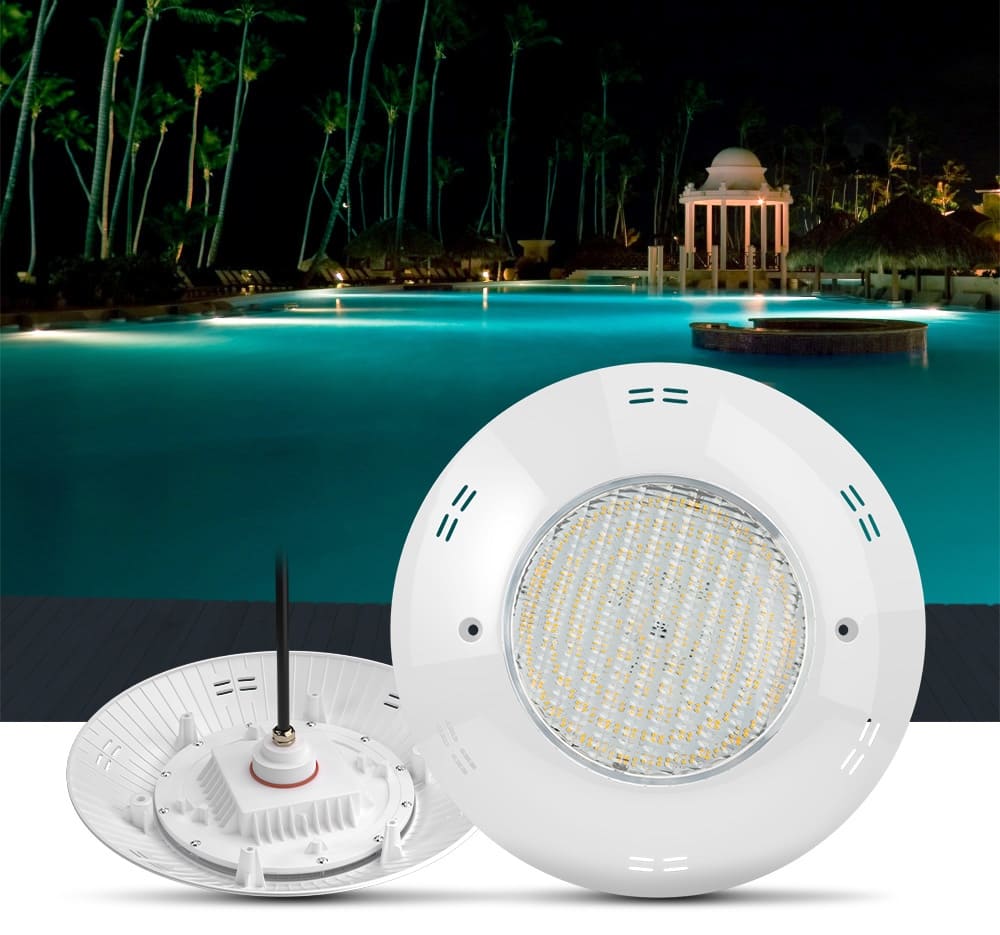 LED lamp for pool lighting - white LED 3000K warm white